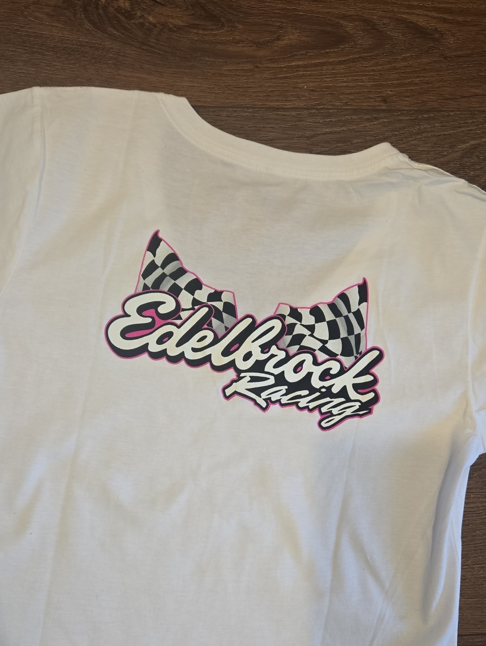 EDELBROCK VNECK TSHIRT...SIZE MED.. #8036